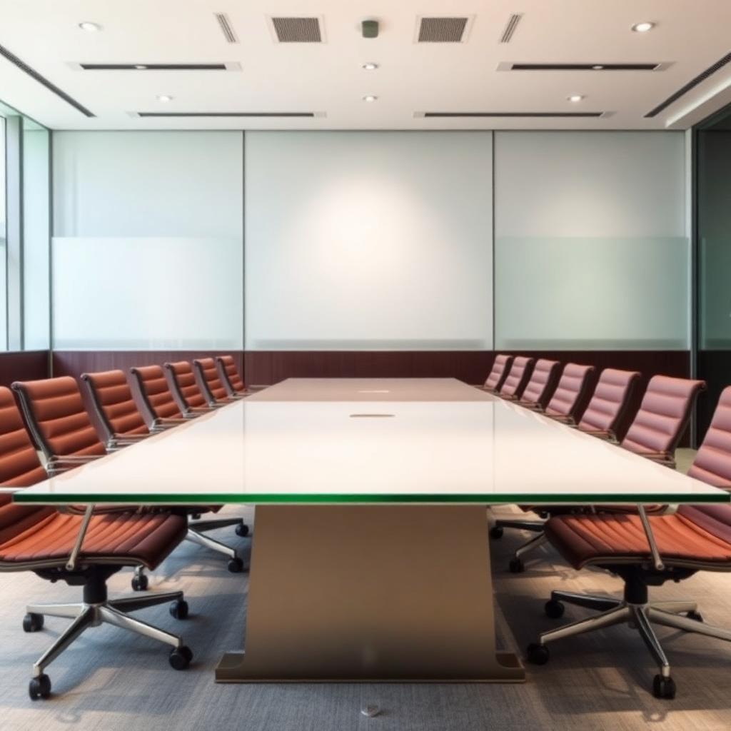 Spotless conference room