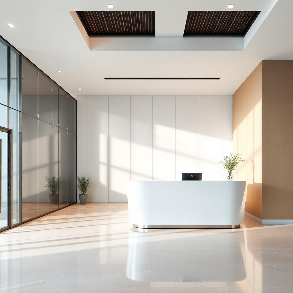 Modern reception desk
