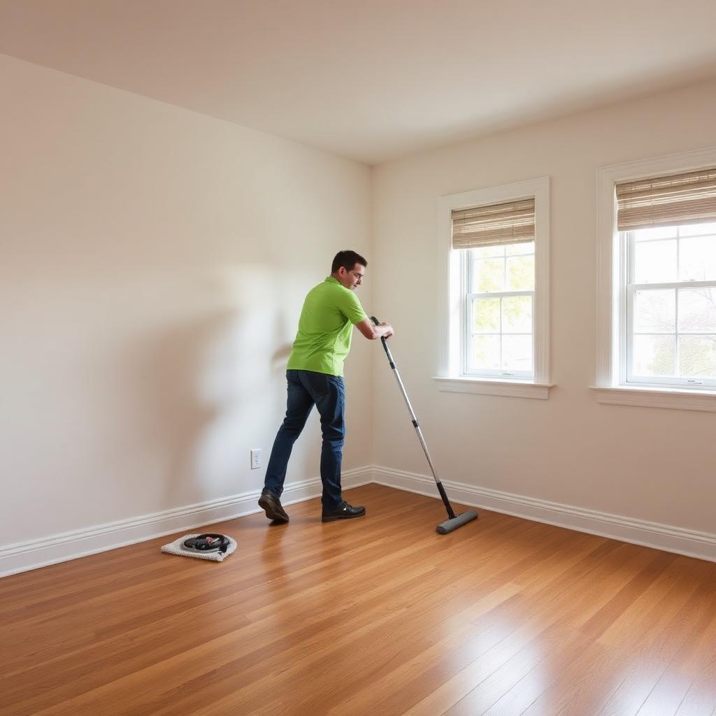 Detailing baseboards & floors