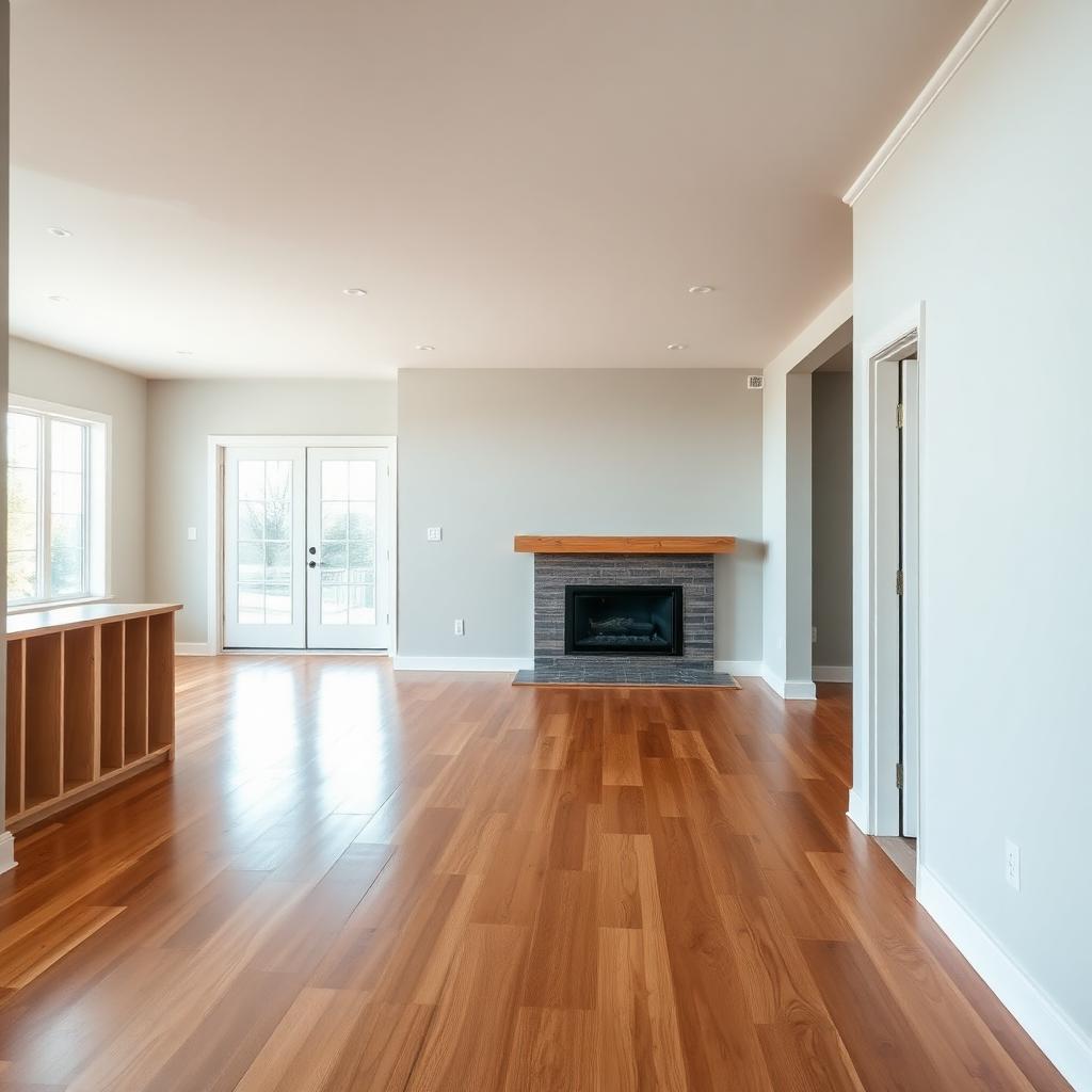 New build, dust-free interior