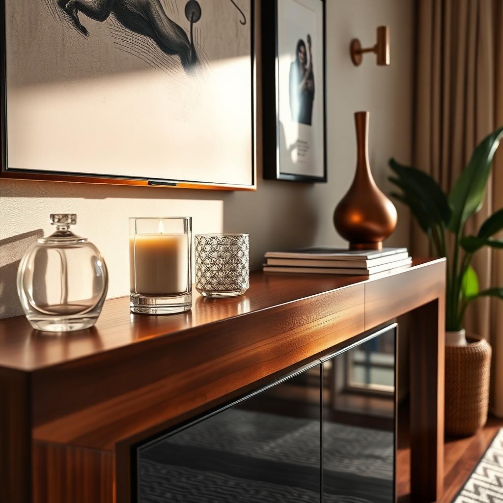 Styled console detail