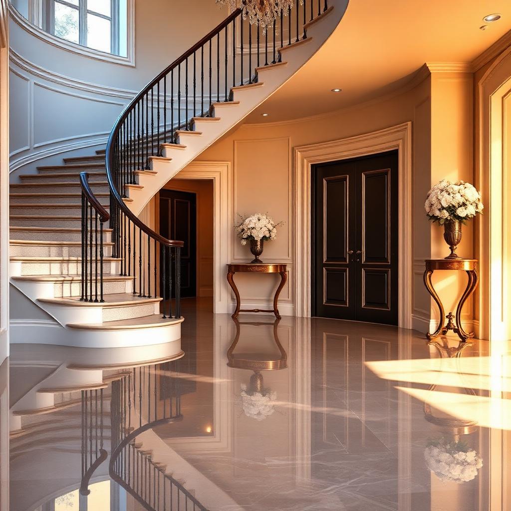 Grand entryway and staircase